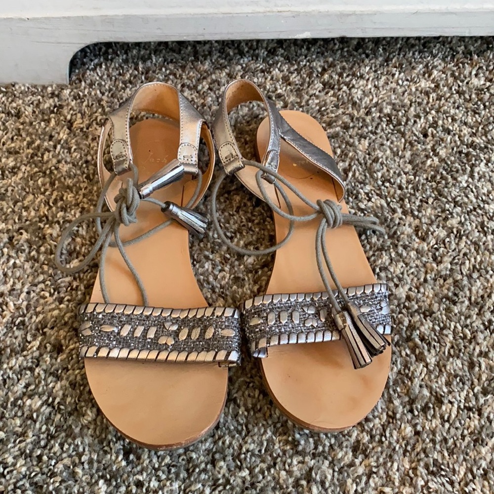 Good condition Jack Rogers Ankle Wrap Sandals